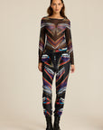 Longsleeve siateczka Meteor Multicolor COLORAT – autorski print Meteor, zdjęcie 2