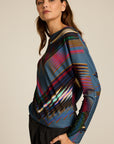 Longsleeve Meteor Blue COLORAT – autorski print Meteor, zdjęcie 5