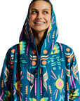Chaqueta impermeable fluorescente