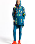Chaqueta impermeable fluorescente