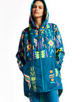 Chaqueta impermeable fluorescente