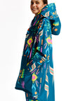 Chaqueta impermeable fluorescente