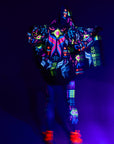 Chaqueta impermeable fluorescente