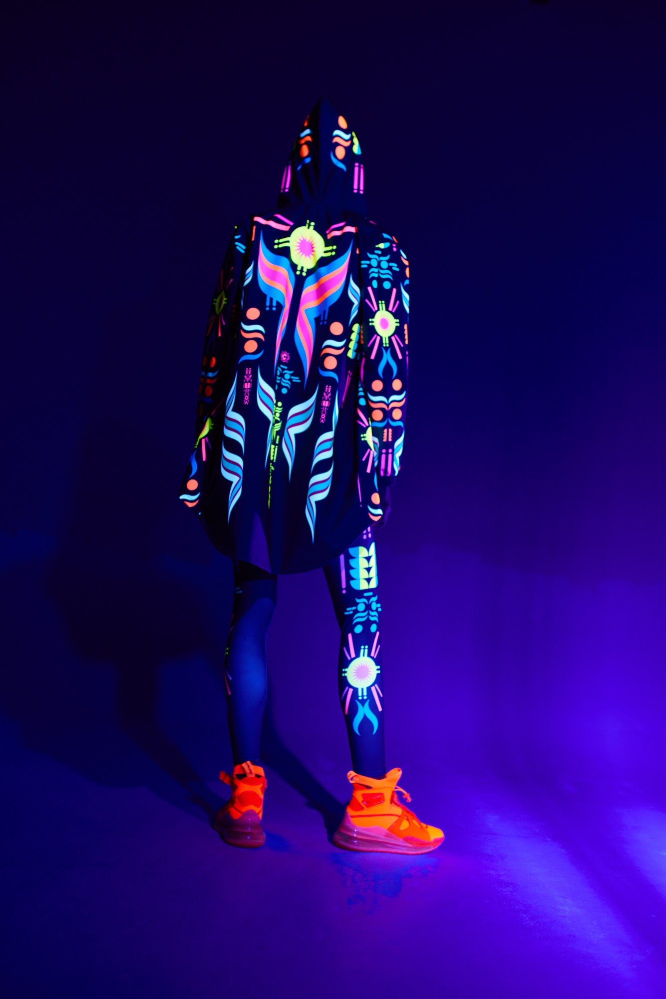 Chaqueta impermeable fluorescente