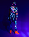 Chaqueta impermeable fluorescente