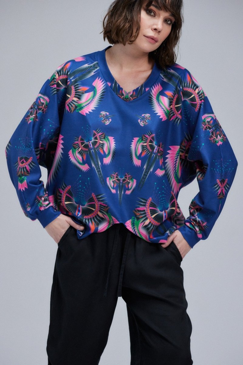 Sweat-shirt Dragons Bleus