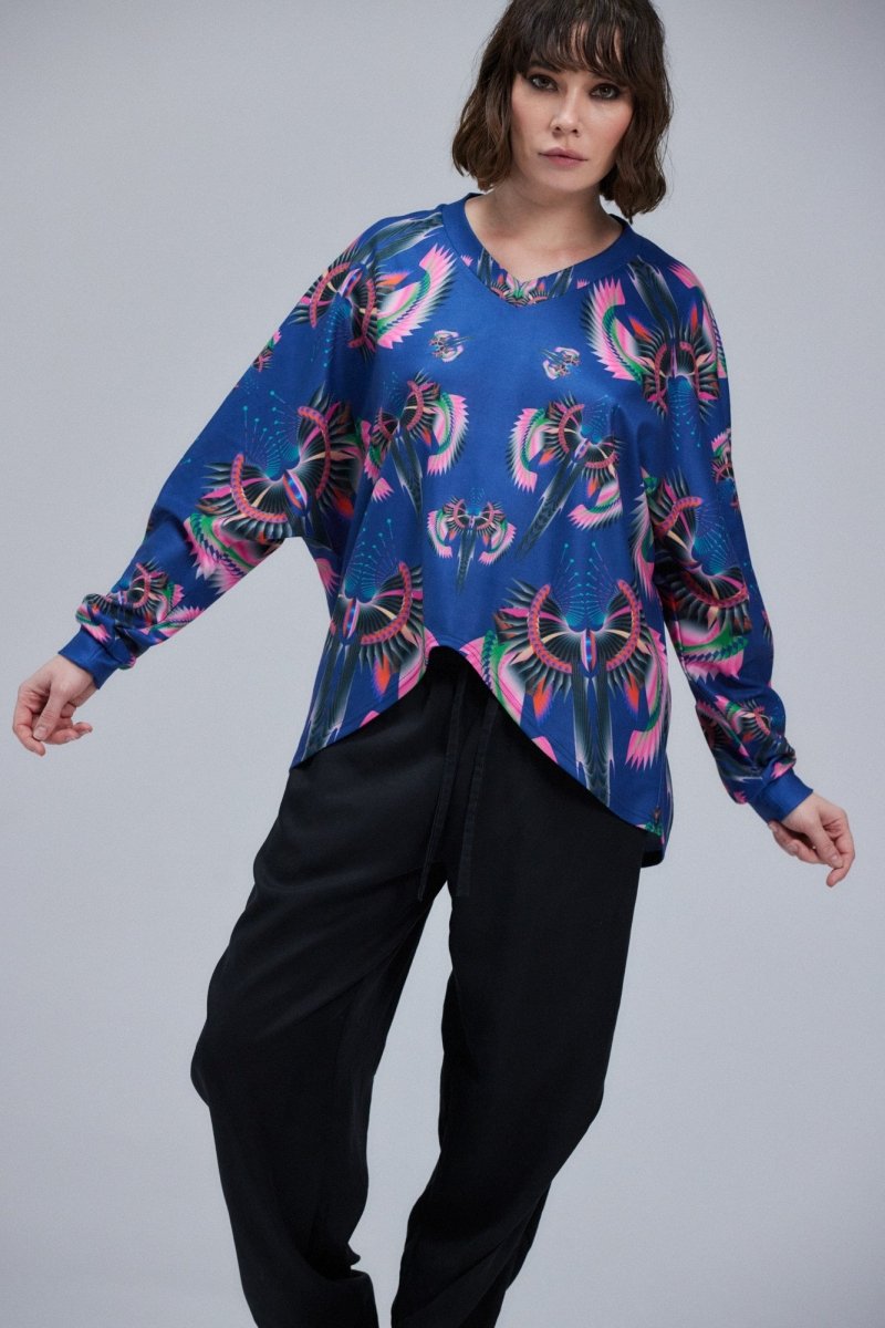 Sweat-shirt Dragons Bleus