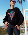 Bluza Botanica Black - COLORAT
