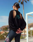Bluza Botanica Black - COLORAT