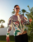 Bluza Botanica White - COLORAT