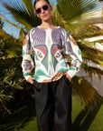 Bluza Botanica White - COLORAT