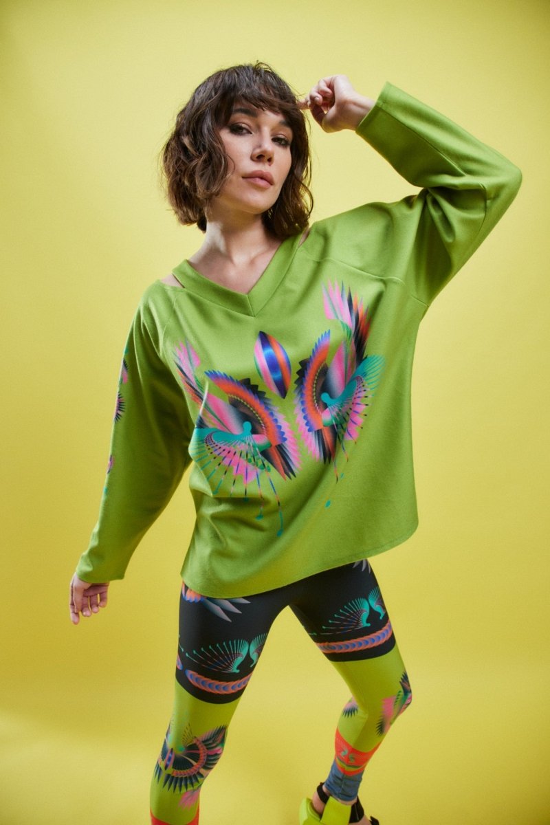 Grüne Smoczyce Sweatshirt