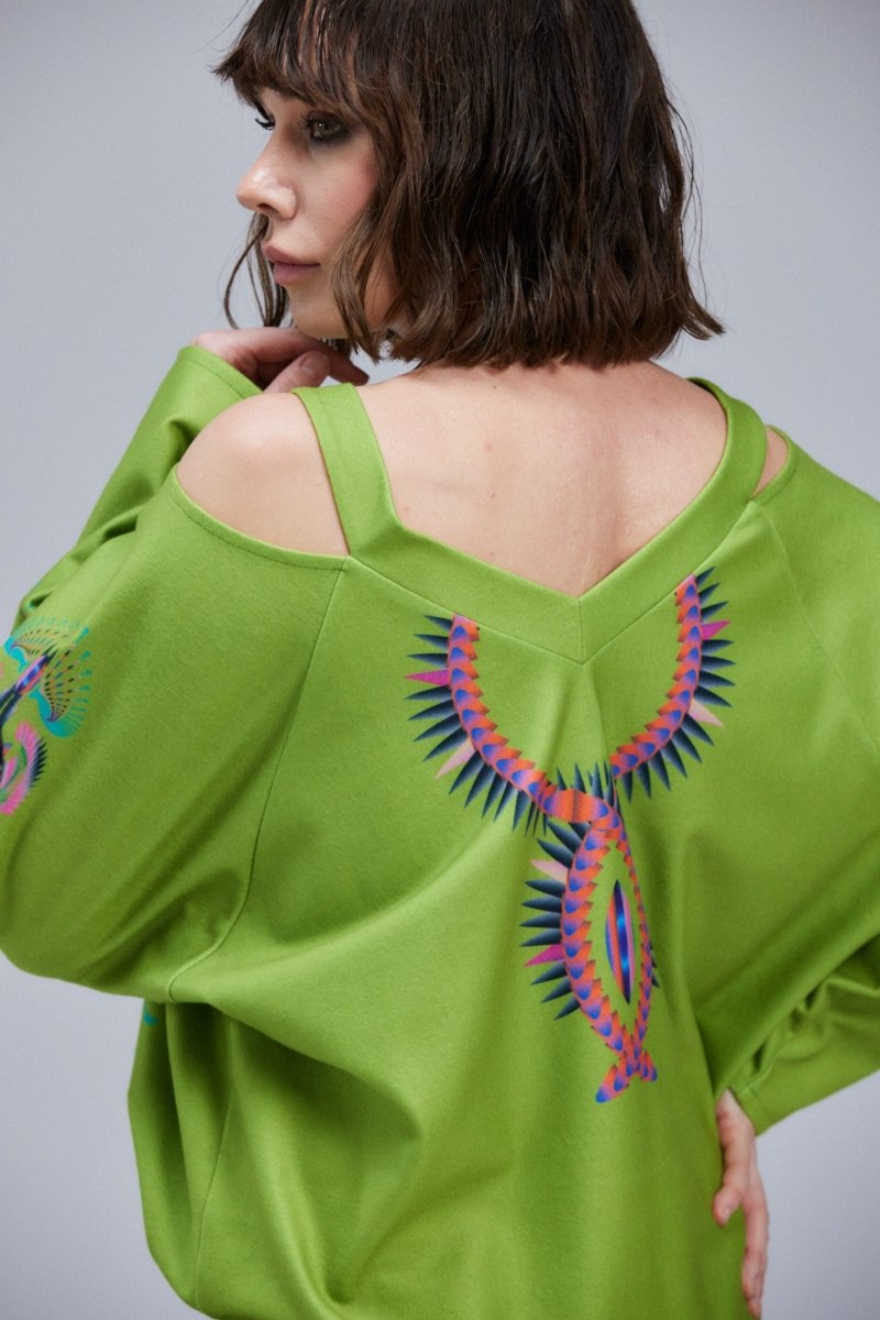 Grüne Smoczyce Sweatshirt