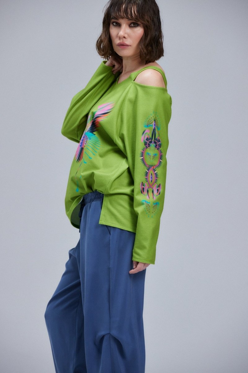 Grüne Smoczyce Sweatshirt