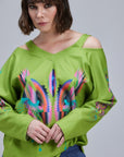 Grüne Smoczyce Sweatshirt