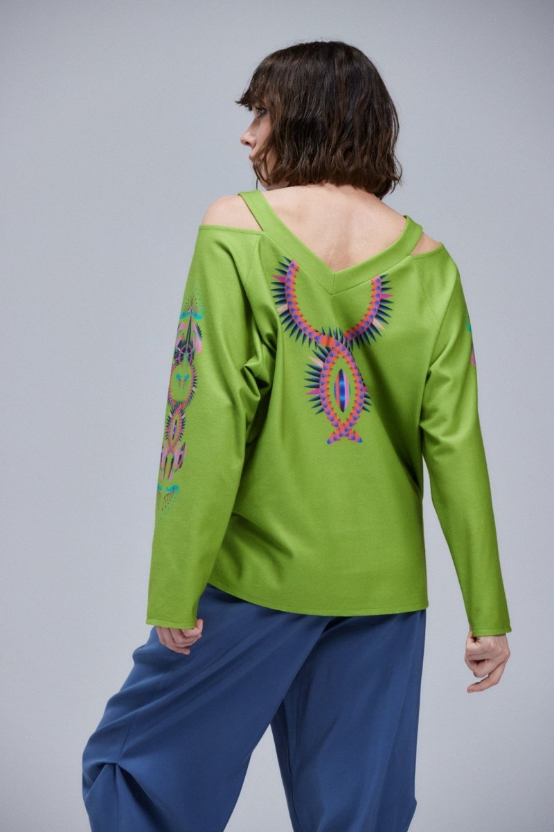 Grüne Smoczyce Sweatshirt