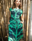 Blusa Gatos Verde Neón
