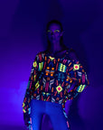 Fluo Asymmetric Blouse