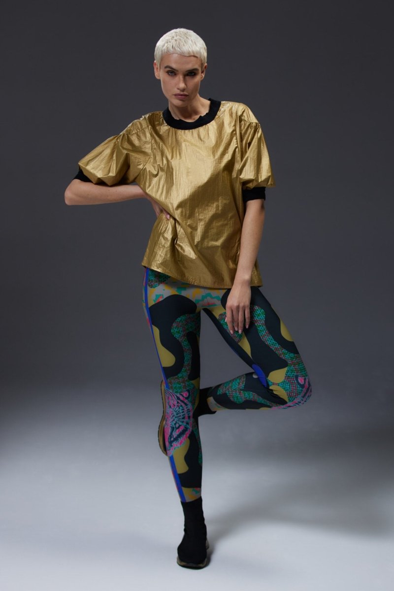 Bluse Tiger Gold