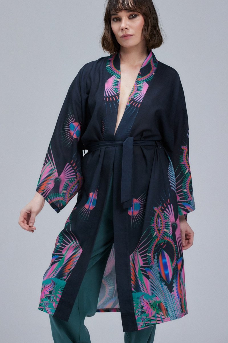 Dragonne en kimono