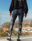Legginsy Botanica Black - COLORAT