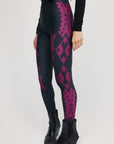 Legginsy Bourgogne Maori