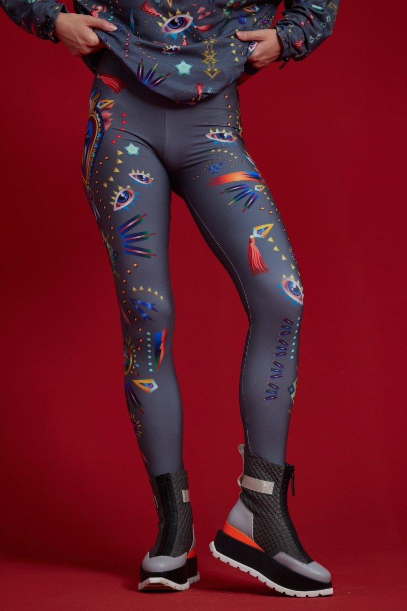Legginsy Coeur Gris