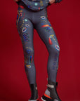 Legginsy Coeur Gris