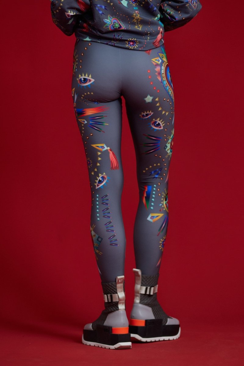 Legginsy Coeur Gris