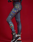 Legginsy Heart Grey - COLORAT