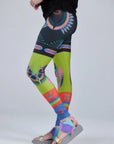 Legginsy Smoczyce s.e. - COLORAT