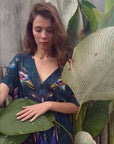 Túnica tipo kimono de gatos