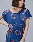 Suknia Blue Smoczyce - COLORAT