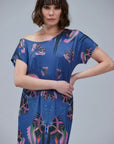 Suknia Blue Smoczyce - COLORAT