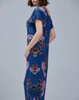 Suknia Blue Smoczyce - COLORAT