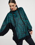 Tunika Oversize Grün Maori