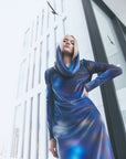 Blue Snow Leo S.E. Dress