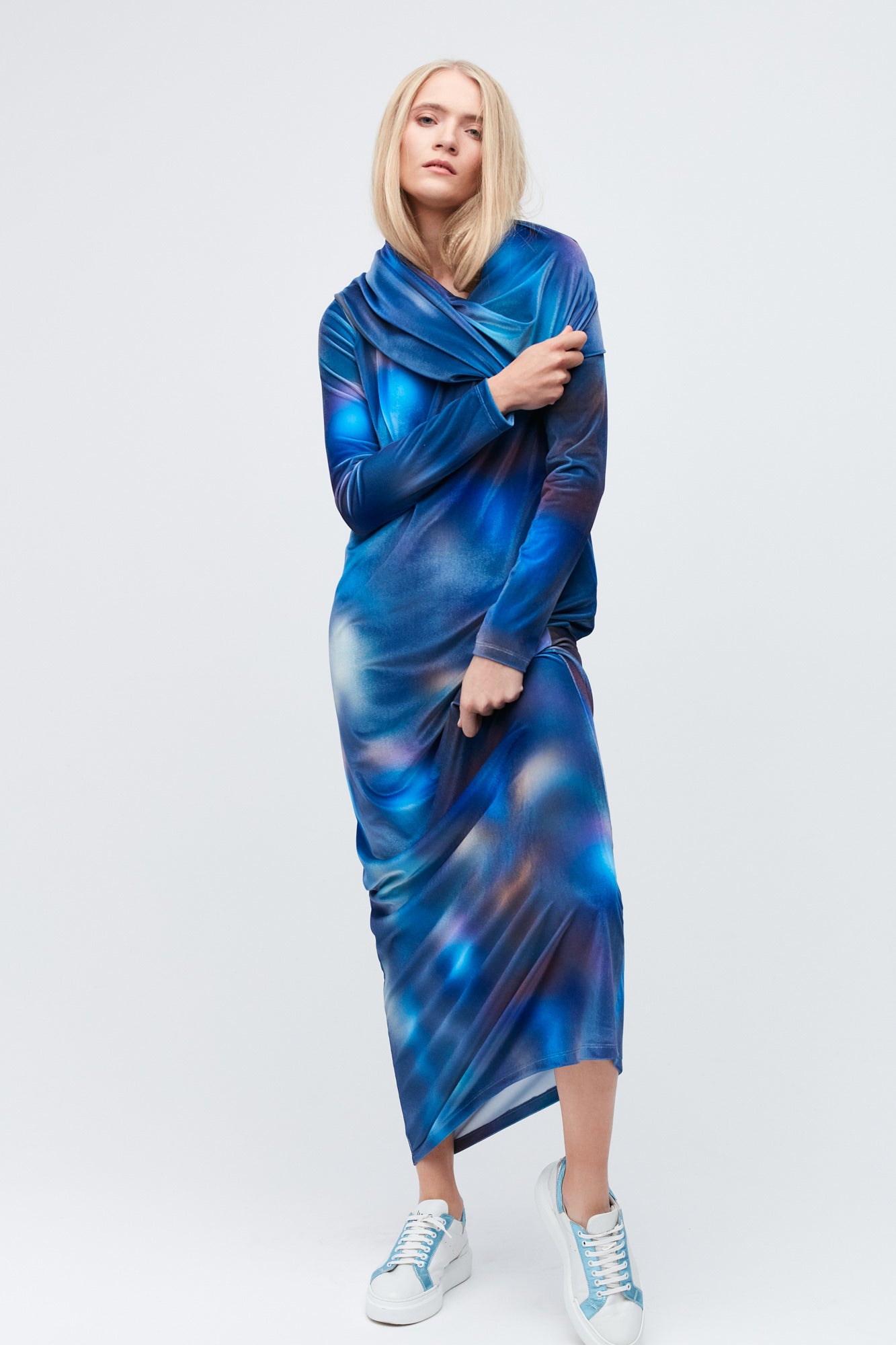 Blue Snow Leo S.E. Dress