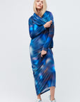 Blue Snow Leo S.E. Dress