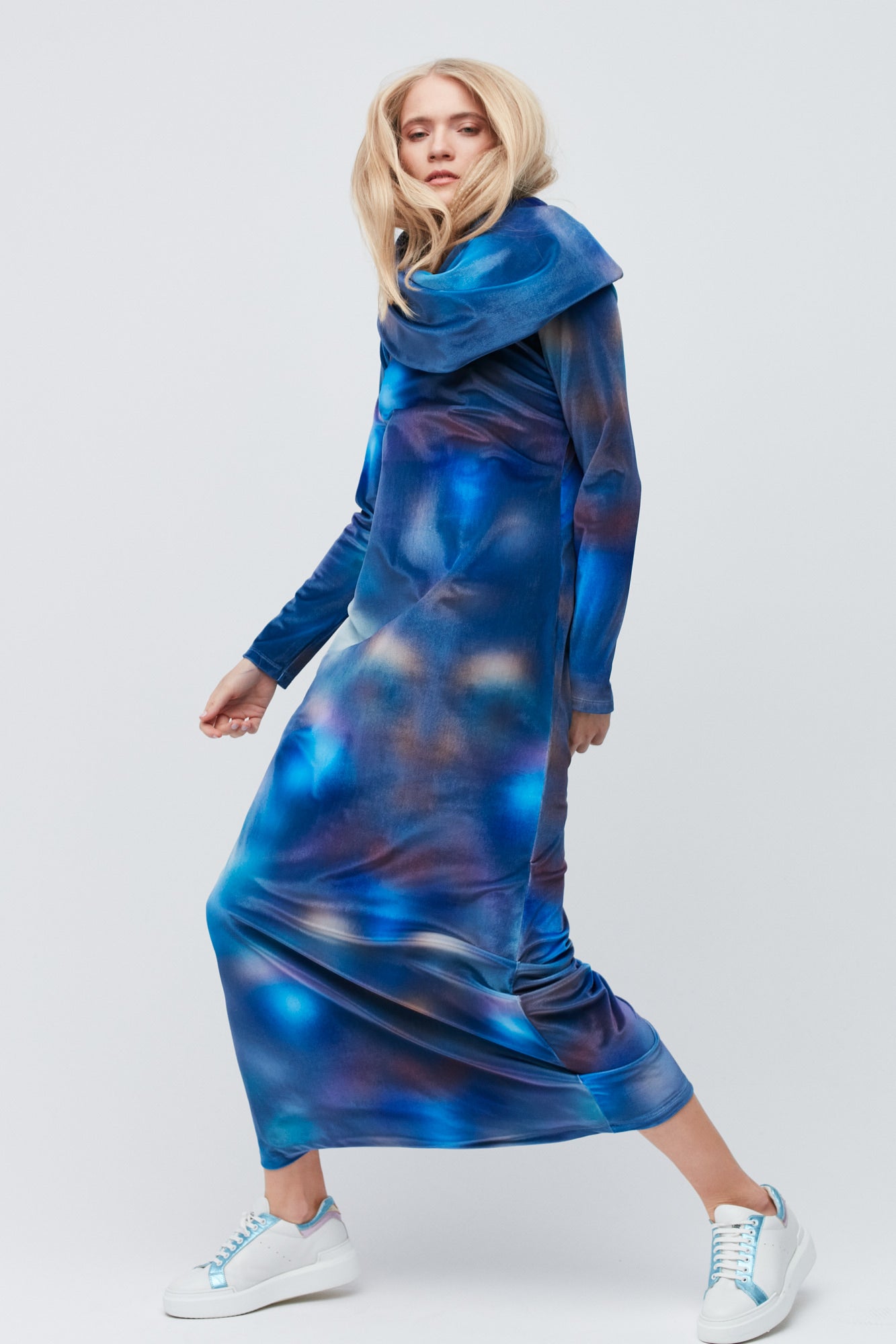 Blue Snow Leo S.E. Dress