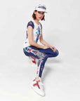 Legginsy Summer Star Granatowe