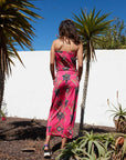 Suknia Totem Pink Long - COLORAT