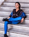Leggings Bleu Impérial