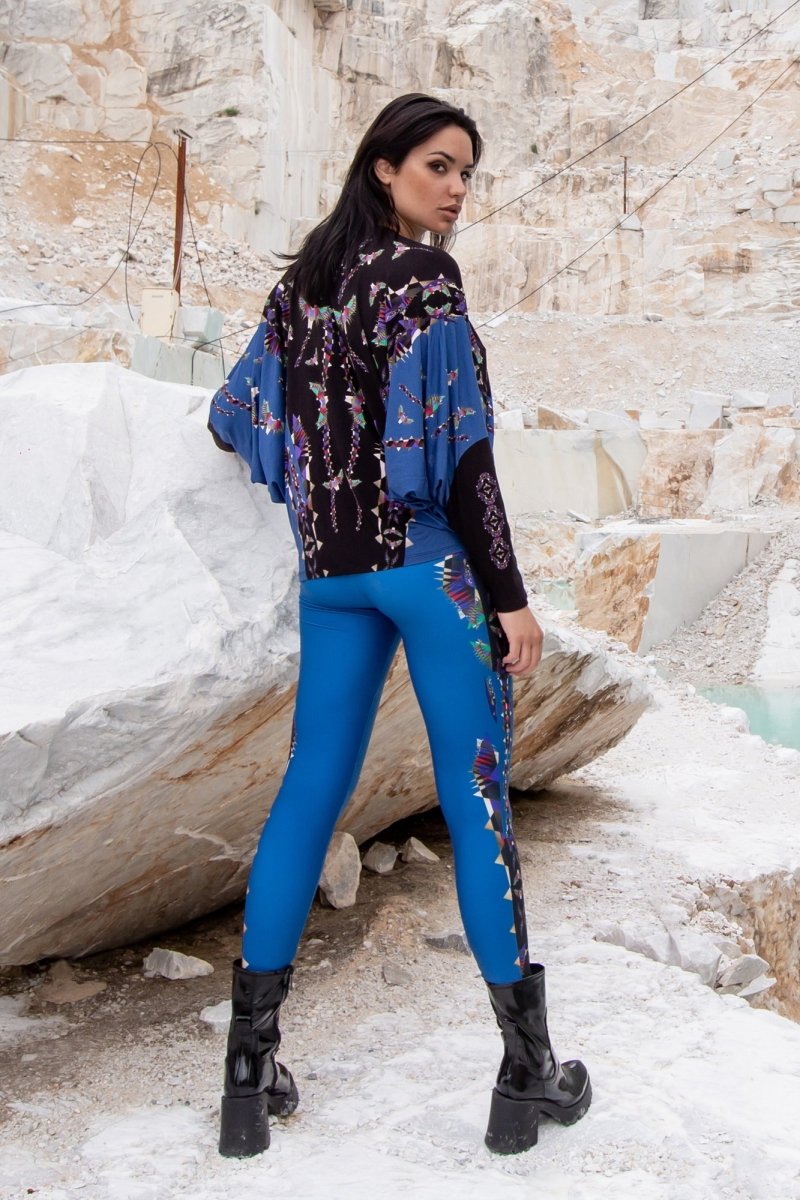 Leggings Bleu Impérial