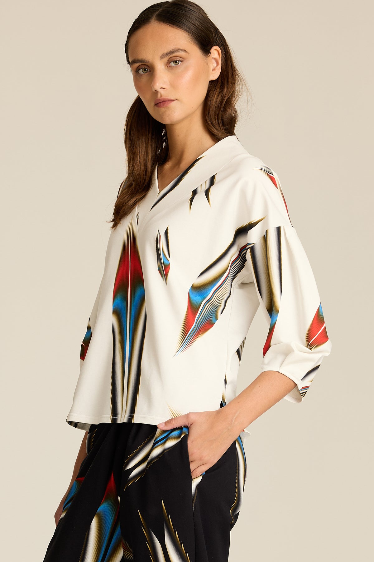 Bluza Meteor White II COLORAT – autorski print Meteor