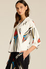 Bluza Meteor White II COLORAT – autorski print Meteor