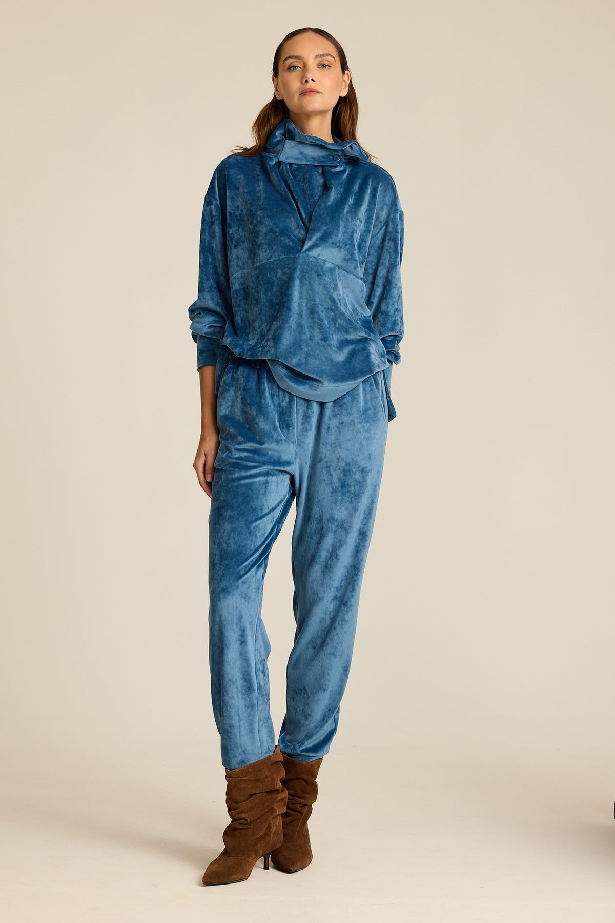 Bluza Meteor Full Blue COLORAT – autorski print Meteor, zdjęcie 3