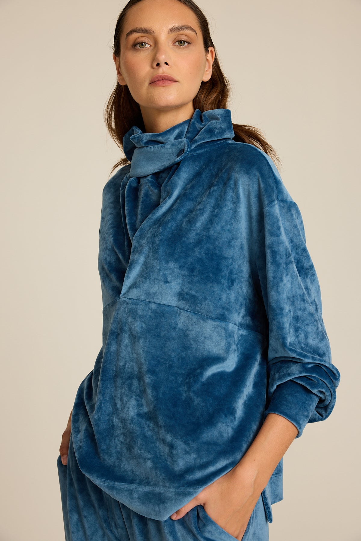 Bluza Meteor Full Blue COLORAT – autorski print Meteor