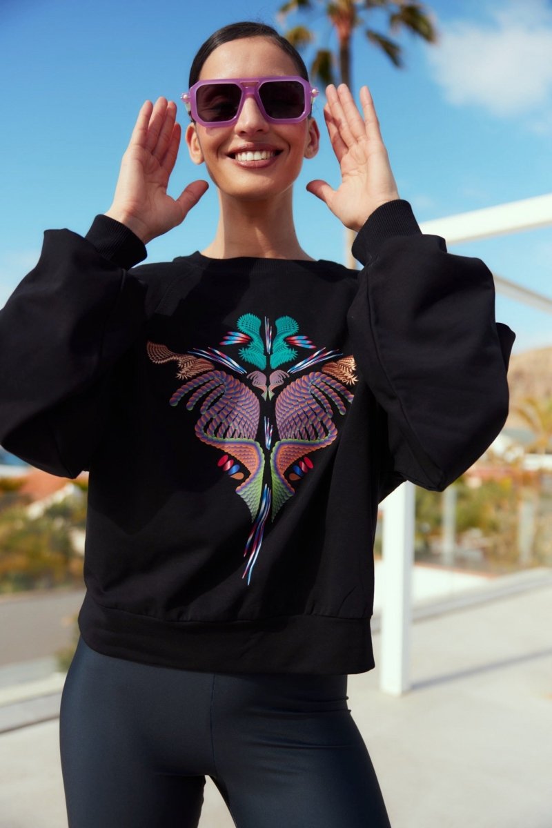 Sweatshirt Botanica Black