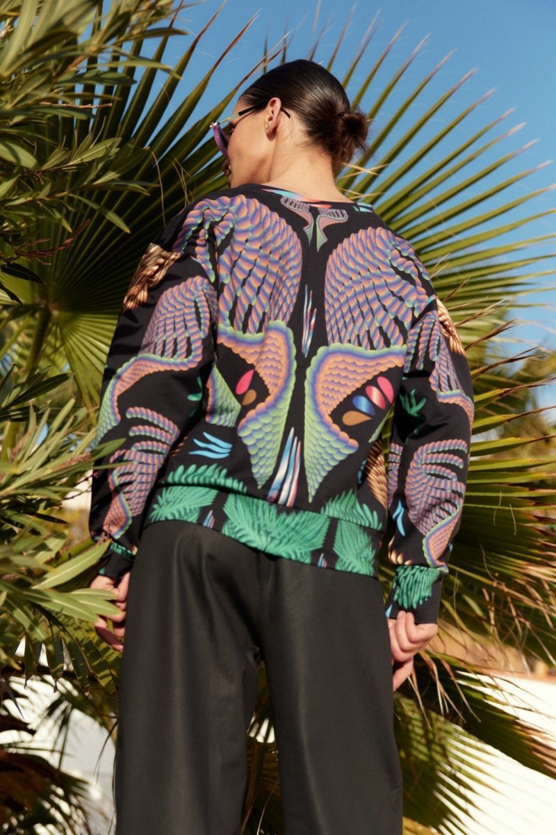 Sweatshirt Botanica Black S.E